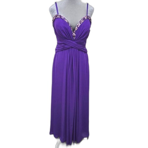 Femme purple sequin trim - la,