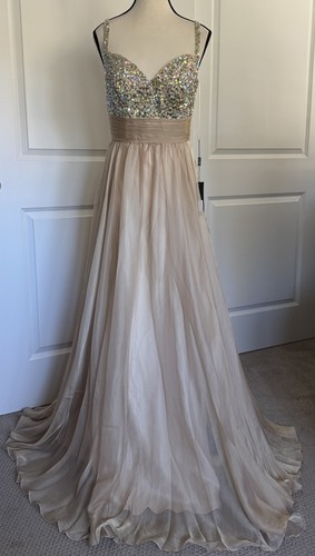 Women bejeweled gown la - gown, by