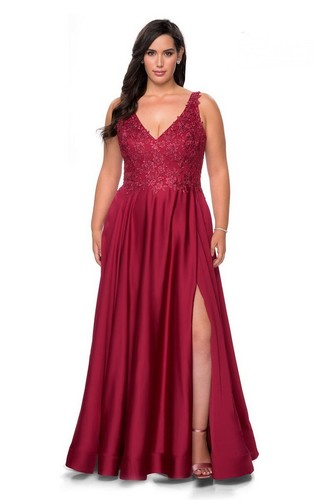 Femme curve red wine - la,