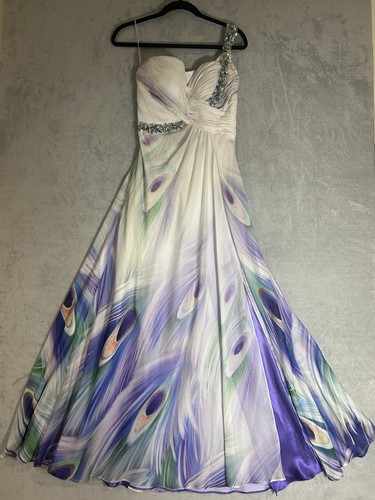 Femme y2k peacock print - la,
