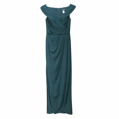 Femme dress gown green - dress,