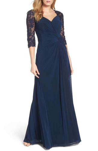 Femme navy blue ruched - blue,