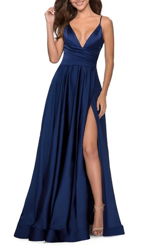 Femme navy blue side - femme,