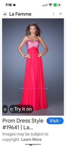 Femme formal prom - femme, pink