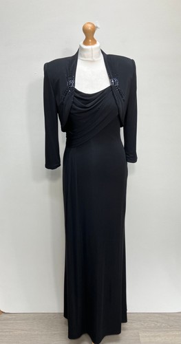 Black evening gown 10 - black, uk