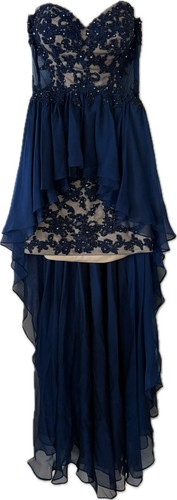 Femme navy blue embroidered - femme,