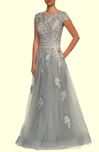 Femme silver embroidered - la,