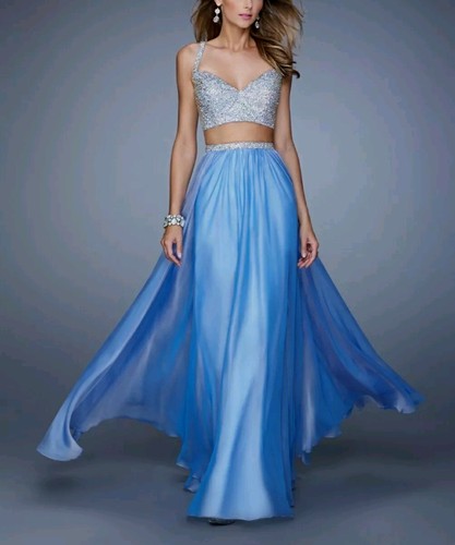 Femme periwinkle gown size - la,