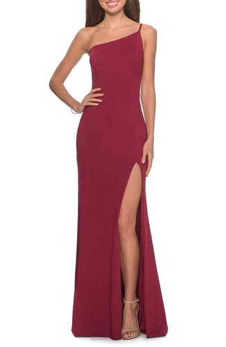 Femme burgundy one shoulder - femme,