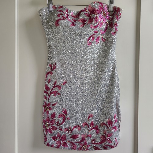 Femme size silver - la, sequin