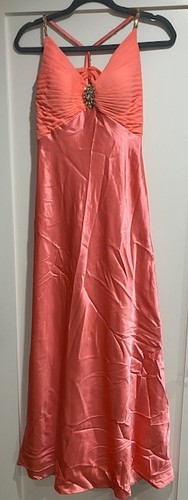 Femme peach pink long - -,