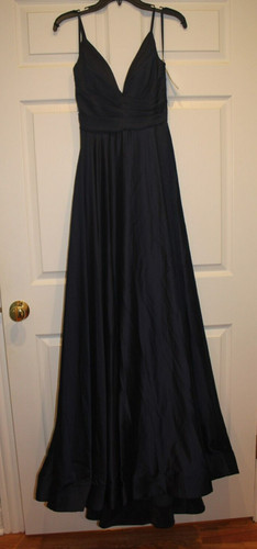 Femme navy blue - femme, pleated