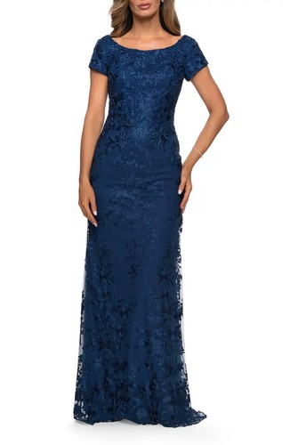 Femme navy blue shimmer - la,