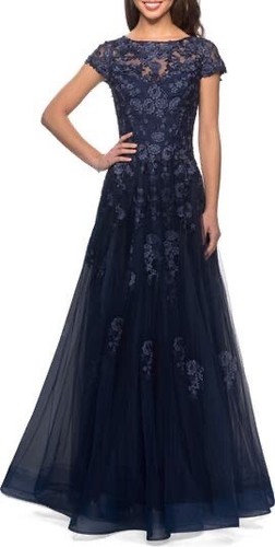 Nwt femme embellished mesh - nwt, la