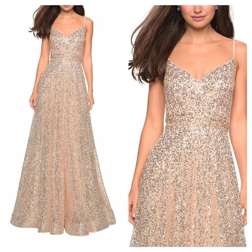 Femme sequined maxi dress - sequined,
