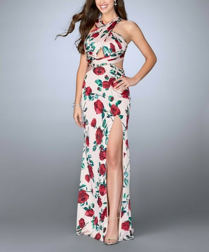 Femme satin evening - la,