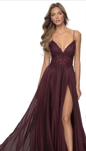 Femme dark red - red, prom