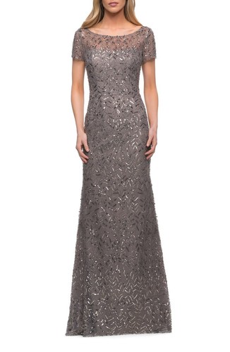 Femme beaded long dress - long,