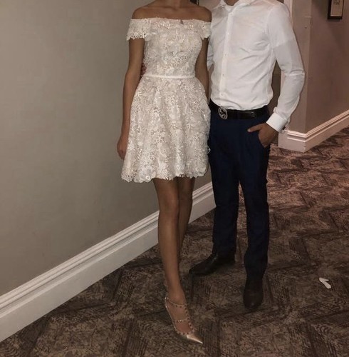 Femme ivory lace off the - lace,