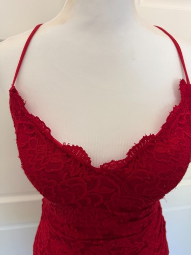 Femme red long dress - femme,